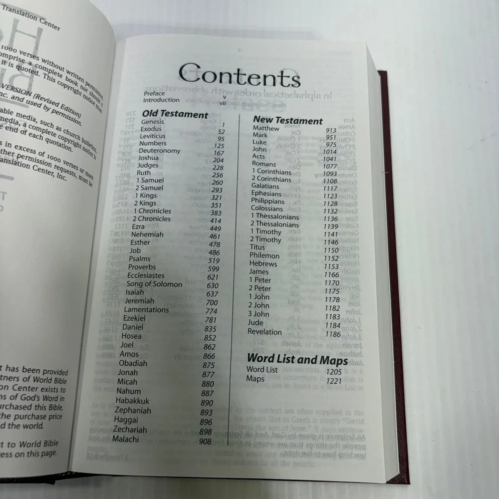 Holy Bible Easy-to-Read Version Revised Edition WBTC Hardcover Burgundy ERV